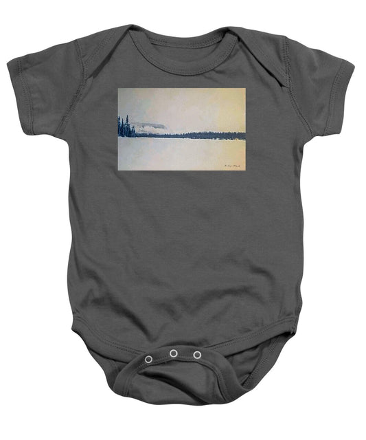 Winter lake  - Baby Onesie