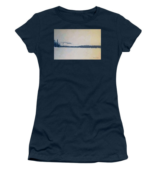 Winter lake  - Women's T-Shirt