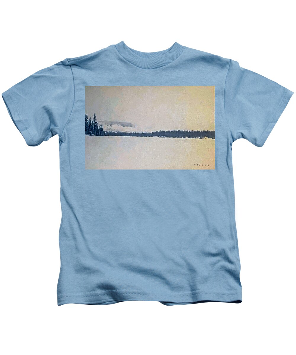 Winter lake  - Kids T-Shirt