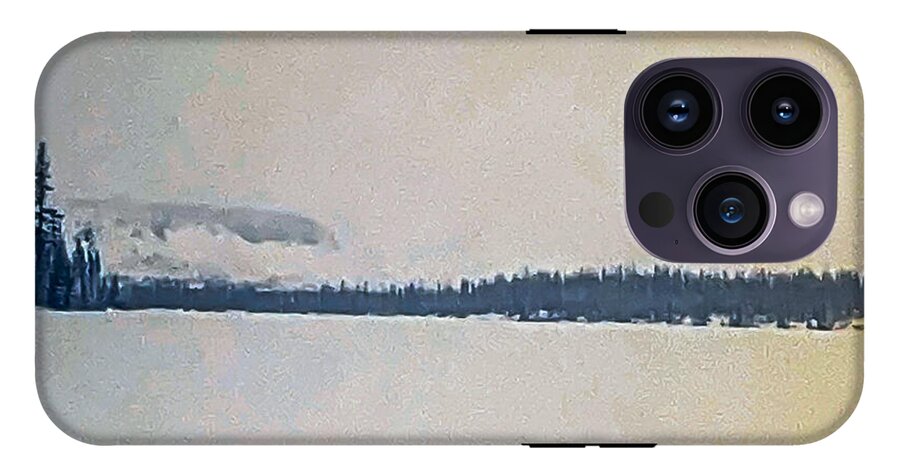 Winter lake  - Phone Case