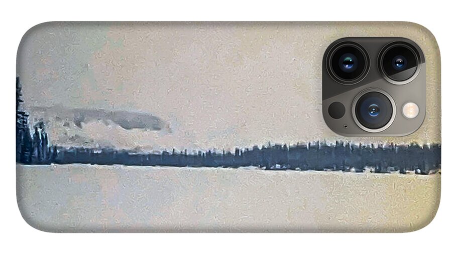 Winter lake  - Phone Case