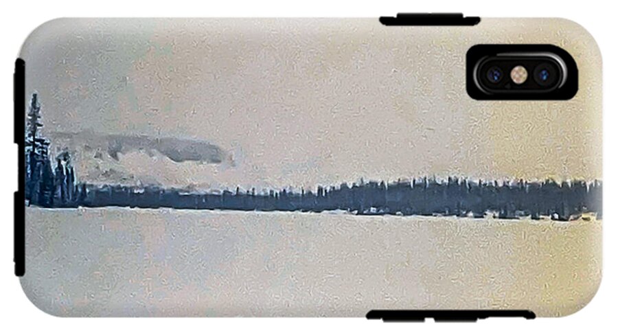 Winter lake  - Phone Case