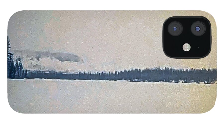 Winter lake  - Phone Case