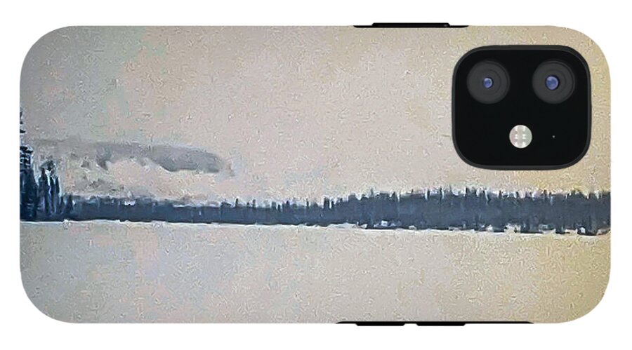 Winter lake  - Phone Case