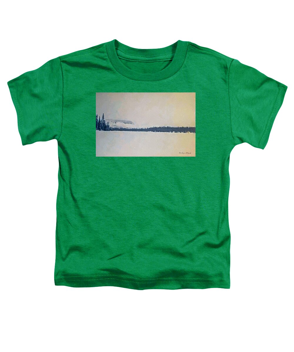 Winter lake  - Toddler T-Shirt