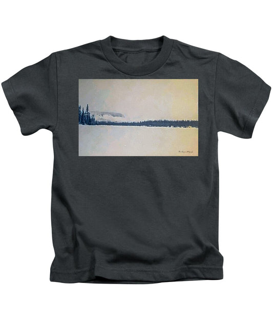 Winter lake  - Kids T-Shirt
