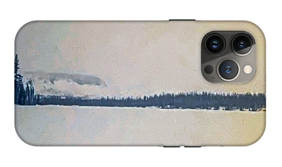 Winter lake  - Phone Case