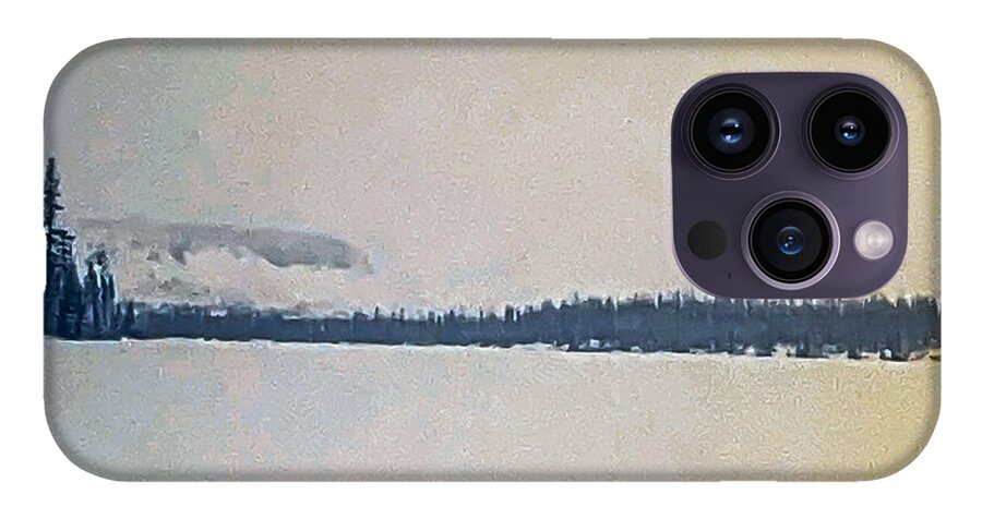 Winter lake  - Phone Case