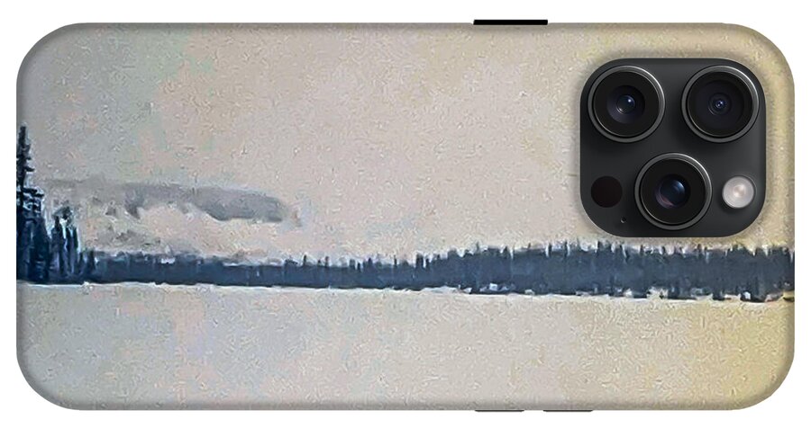 Winter lake  - Phone Case