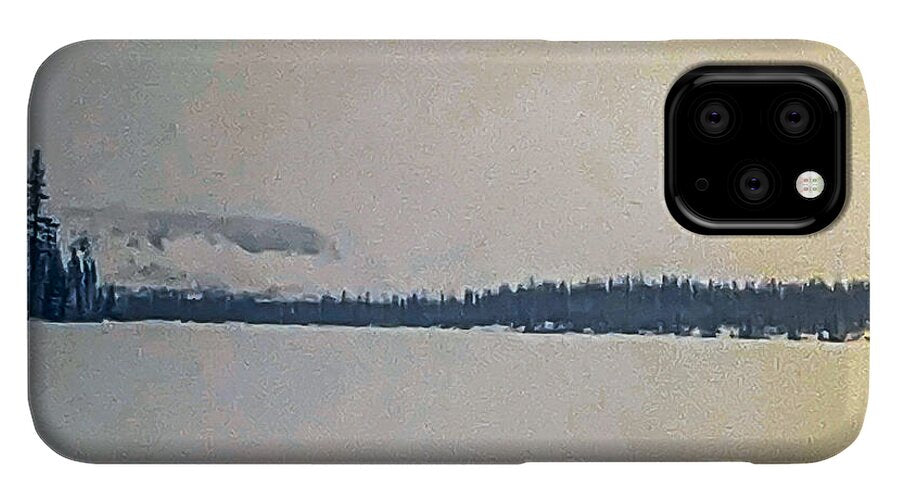 Winter lake  - Phone Case