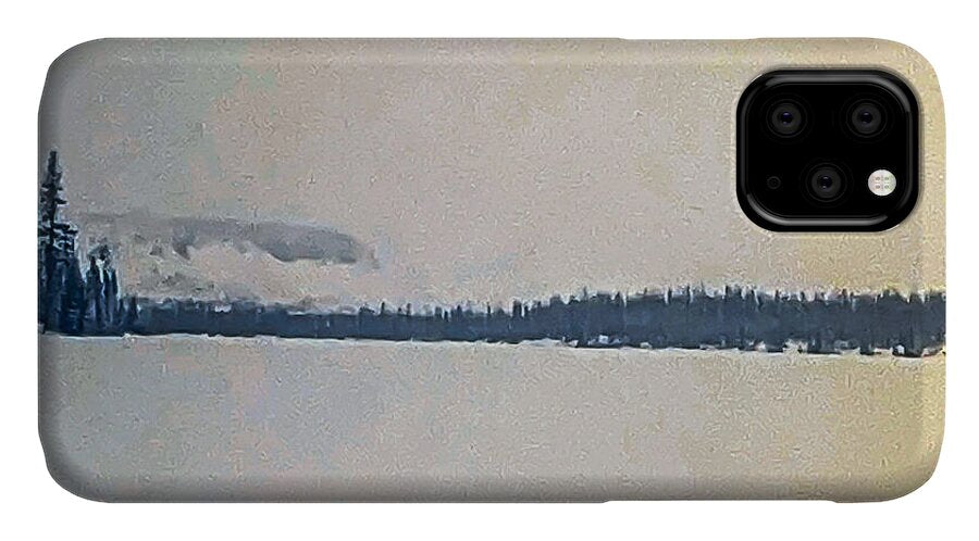 Winter lake  - Phone Case