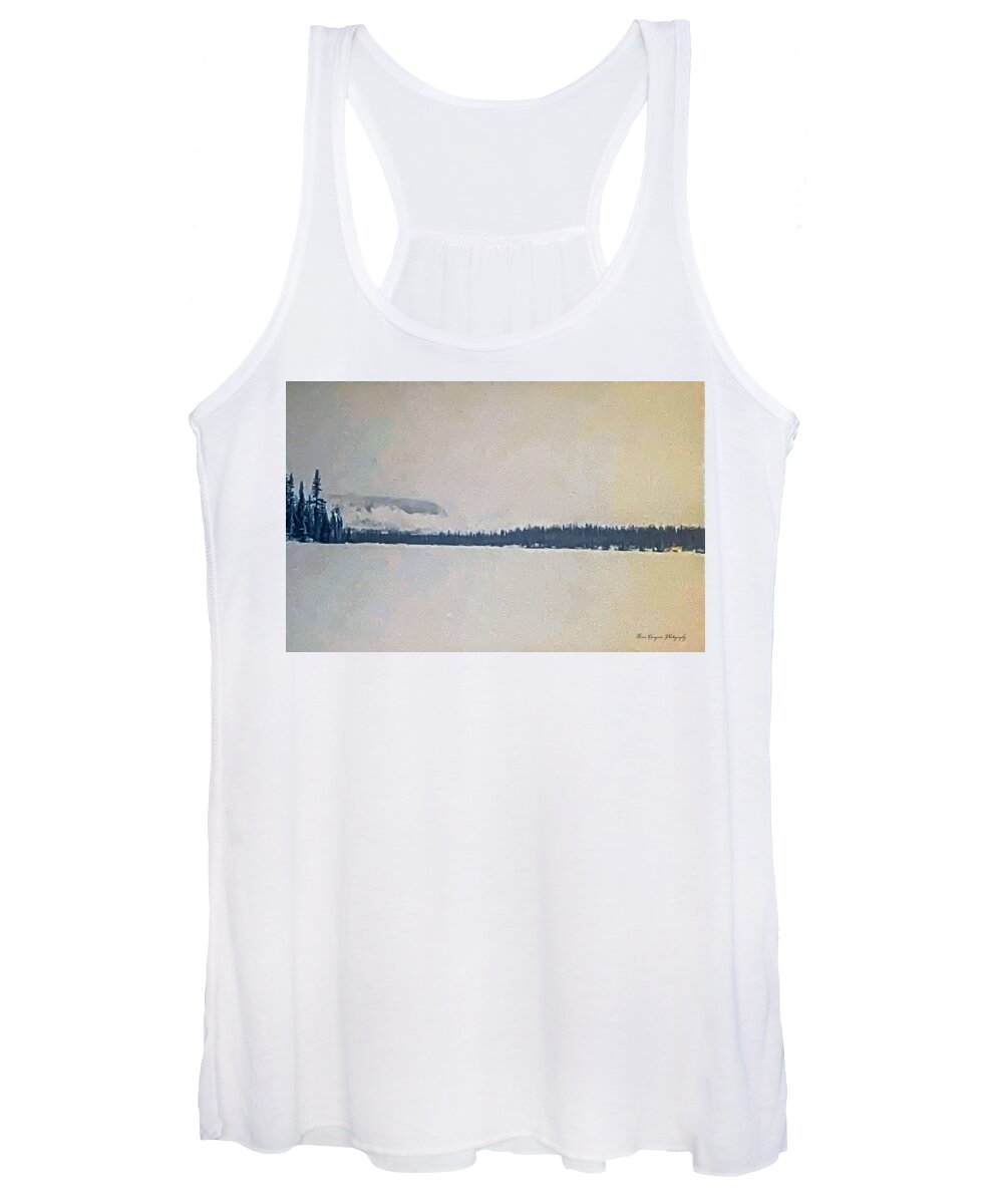 Winter lake  - Women's Tank Top