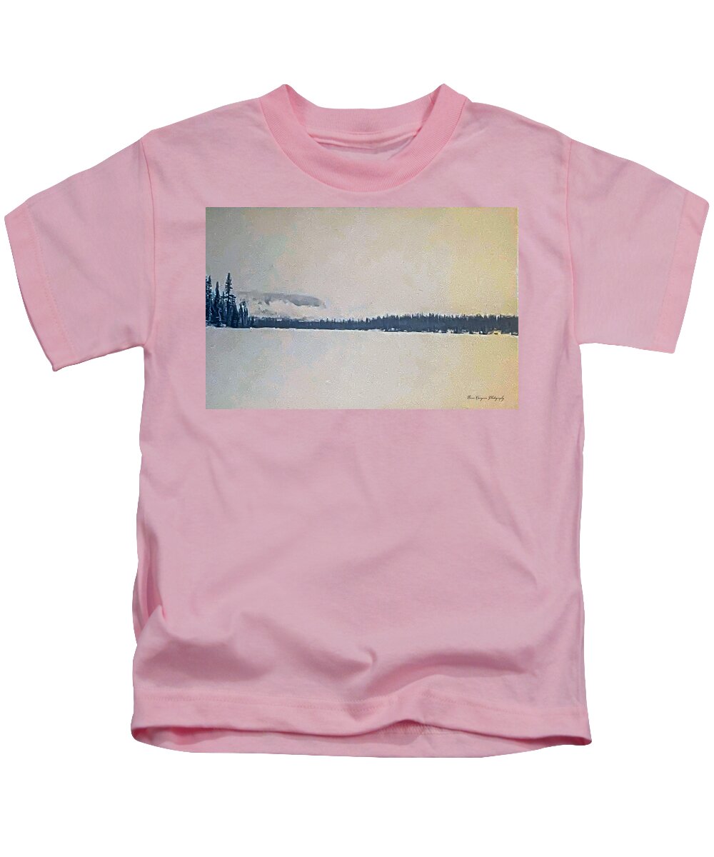 Winter lake  - Kids T-Shirt