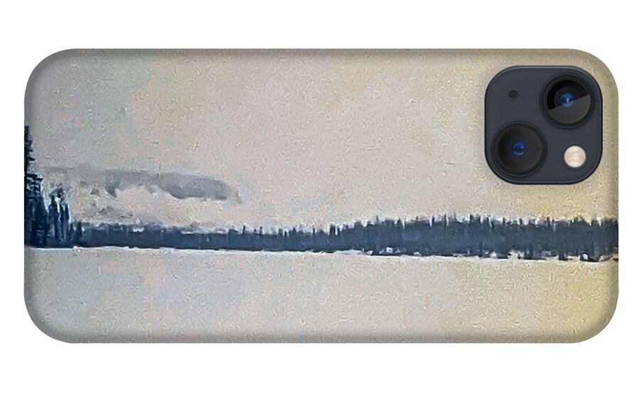 Winter lake  - Phone Case