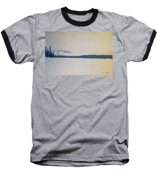 Winter lake  - Baseball T-Shirt