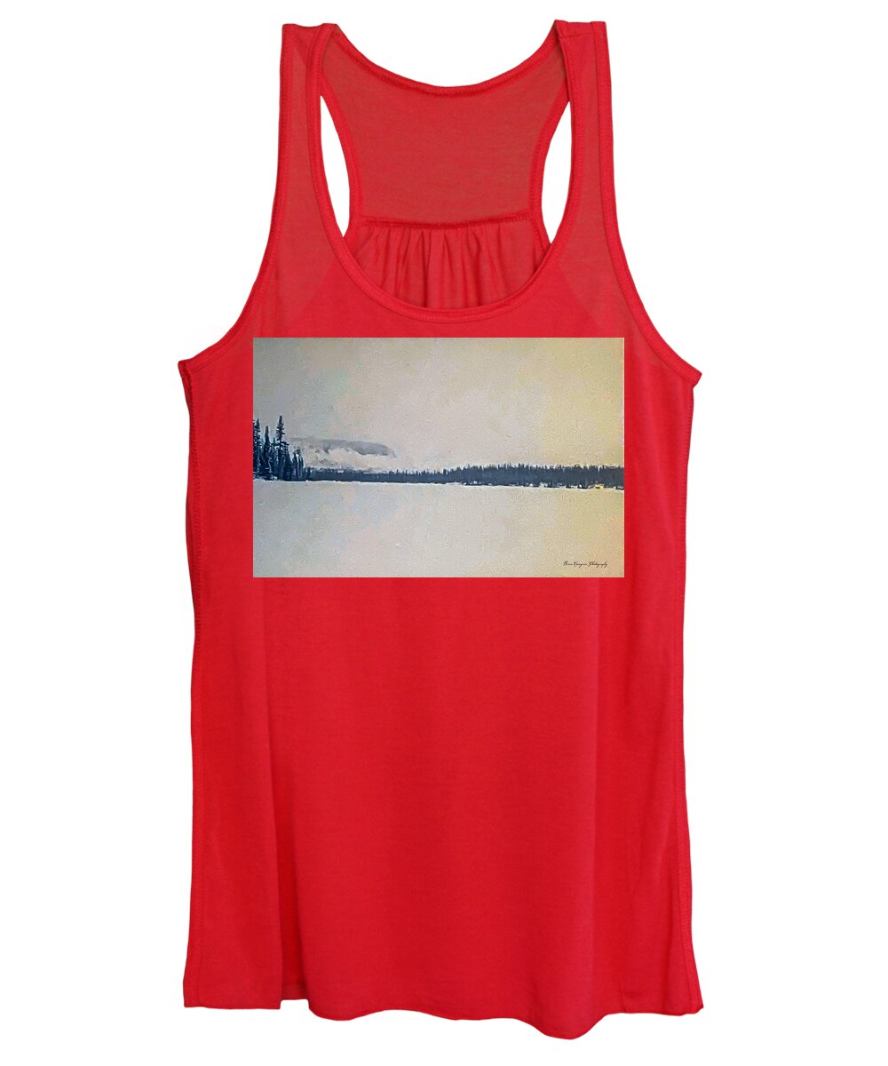 Winter lake  - Women's Tank Top