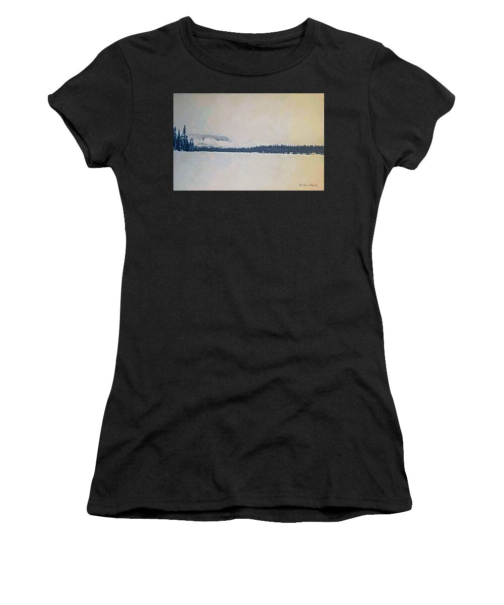 Winter lake  - Women's T-Shirt