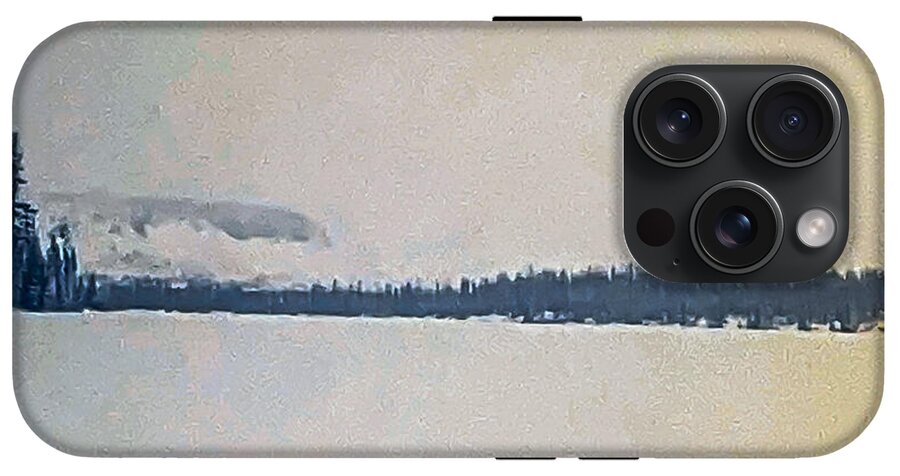 Winter lake  - Phone Case