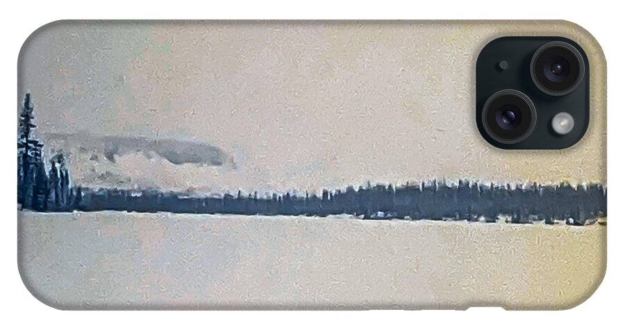 Winter lake  - Phone Case