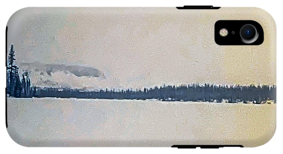Winter lake  - Phone Case