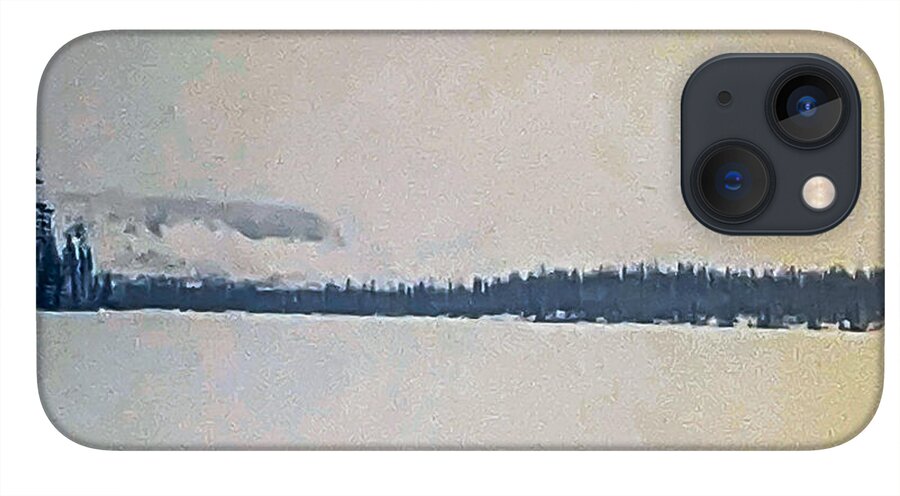 Winter lake  - Phone Case