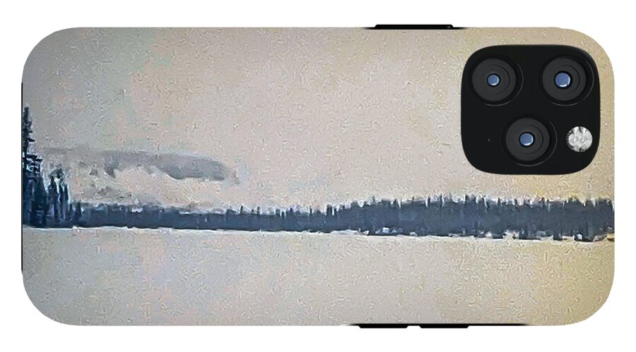 Winter lake  - Phone Case