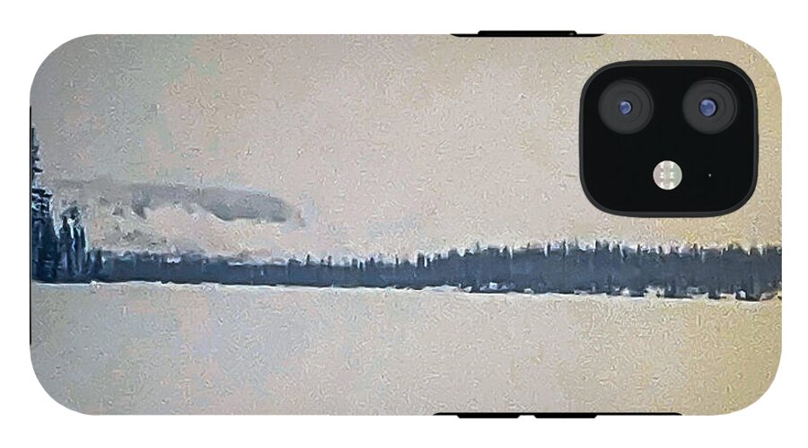 Winter lake  - Phone Case
