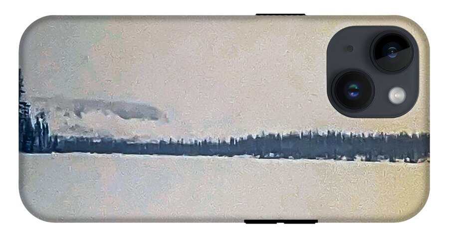 Winter lake  - Phone Case