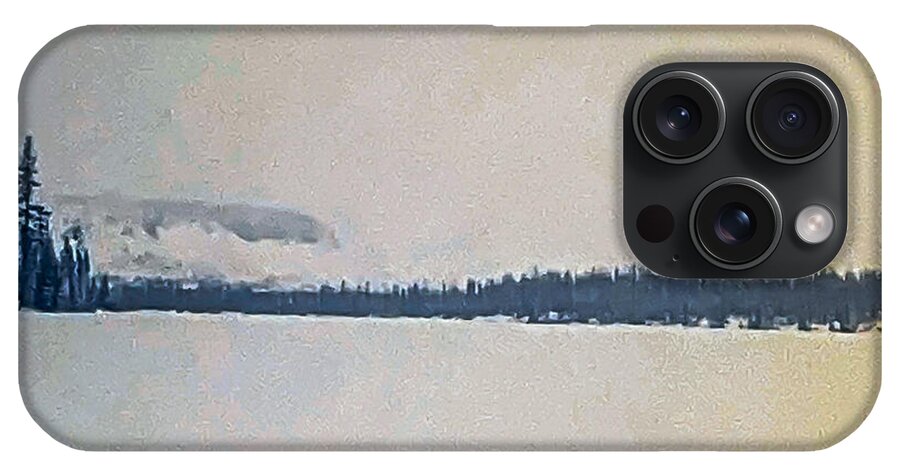 Winter lake  - Phone Case
