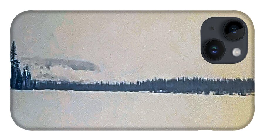 Winter lake  - Phone Case