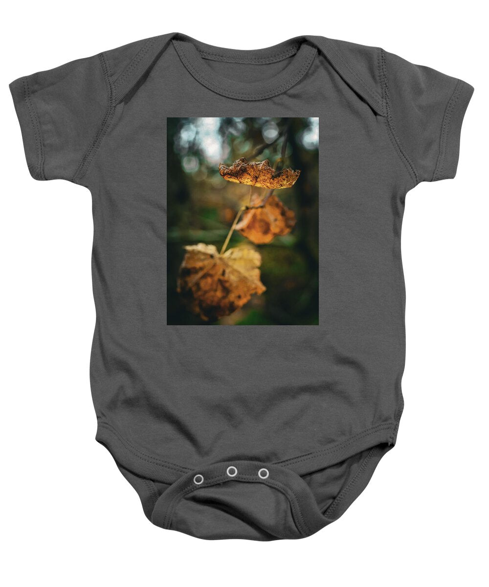 Yellow leaves  - Baby Onesie