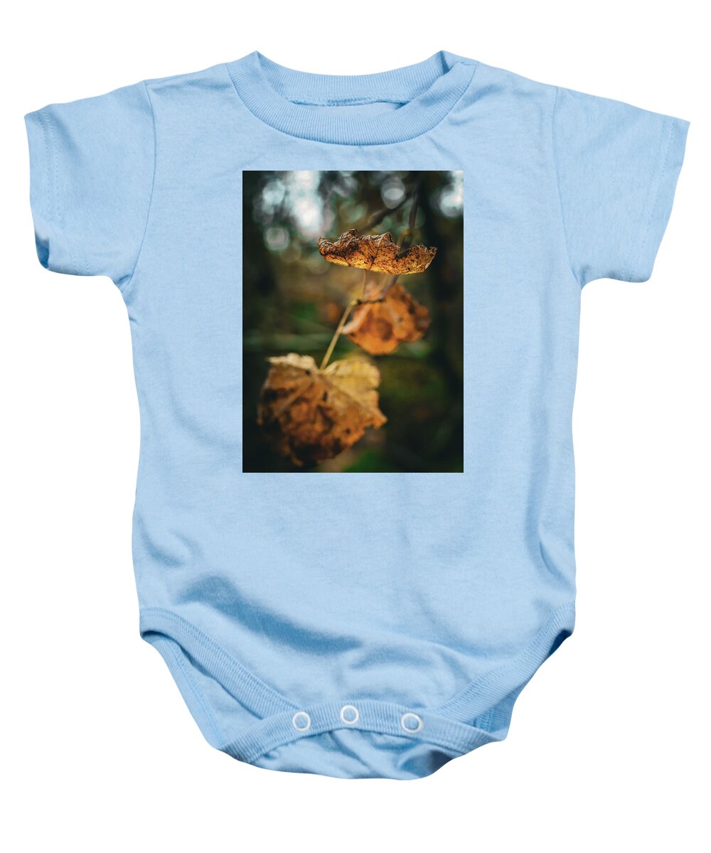 Yellow leaves  - Baby Onesie
