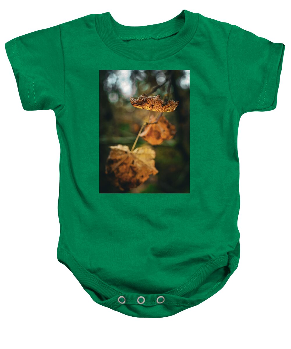 Yellow leaves  - Baby Onesie