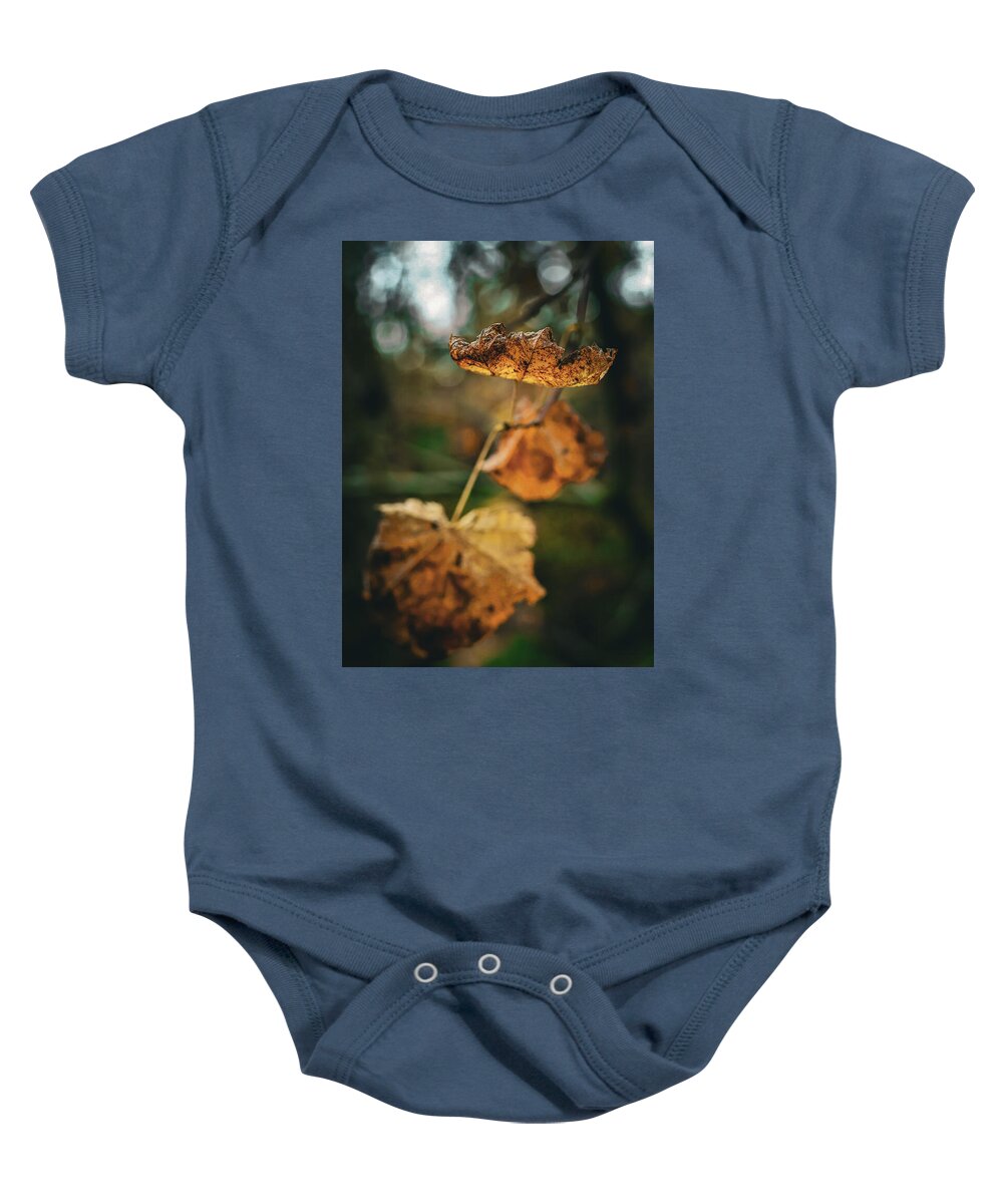 Yellow leaves  - Baby Onesie