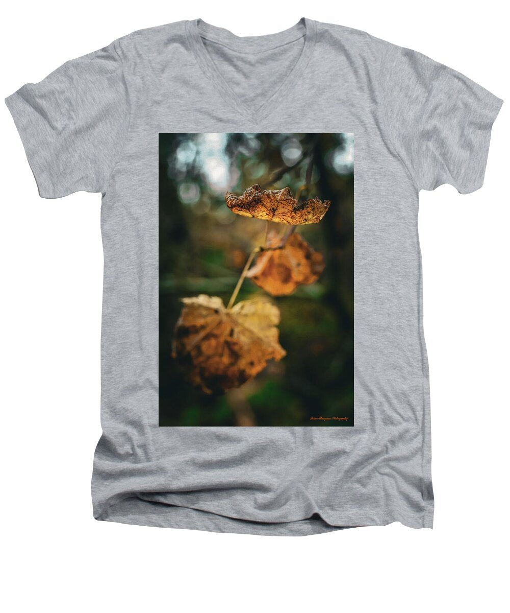 Yellow leaves  - Men's V-Neck T-Shirt