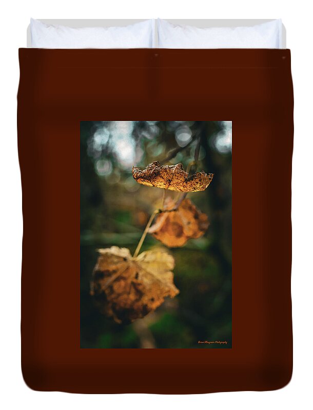 Yellow leaves  - Duvet Cover