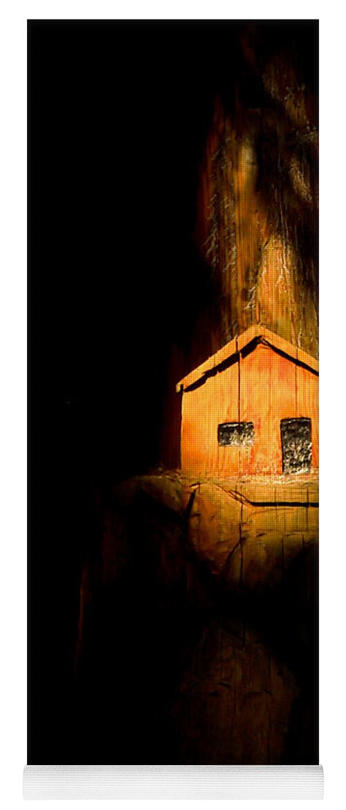 Yellow light house  - Yoga Mat