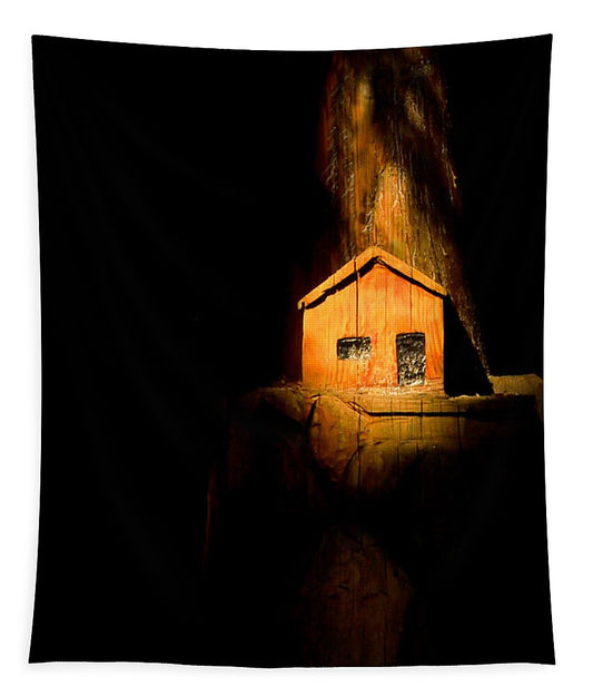 Yellow light house  - Tapestry