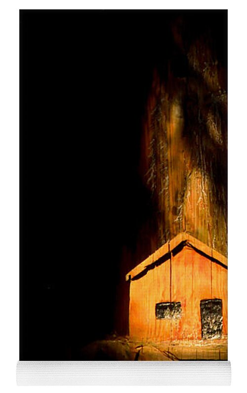 Yellow light house  - Yoga Mat