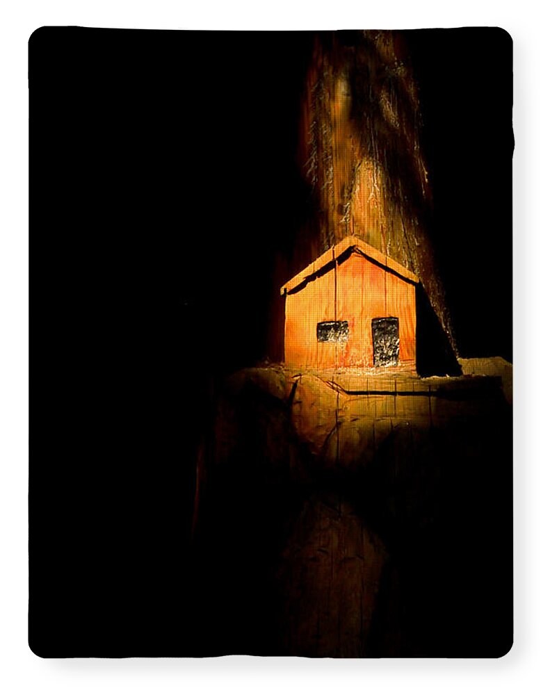 Yellow light house  - Blanket