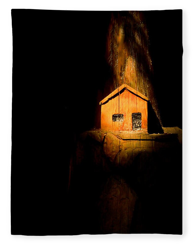 Yellow light house  - Blanket