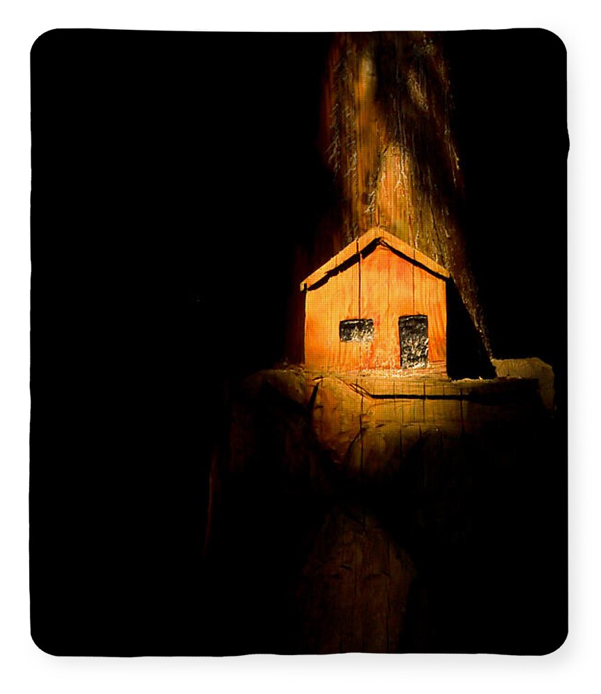 Yellow light house  - Blanket