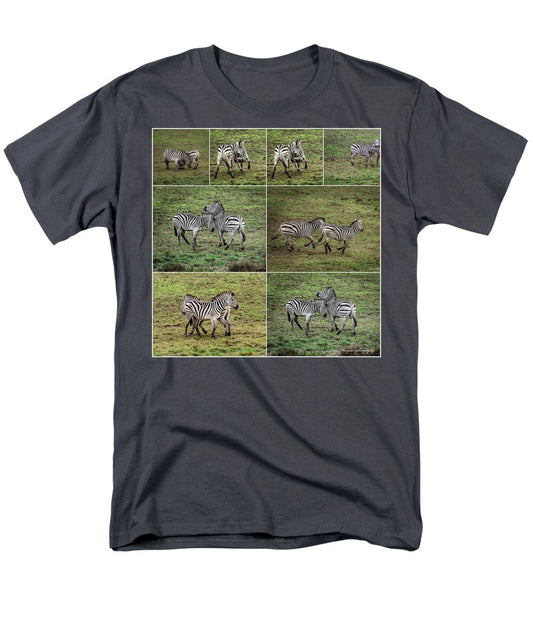Zebras in play - Men's T-Shirt  (Regular Fit)