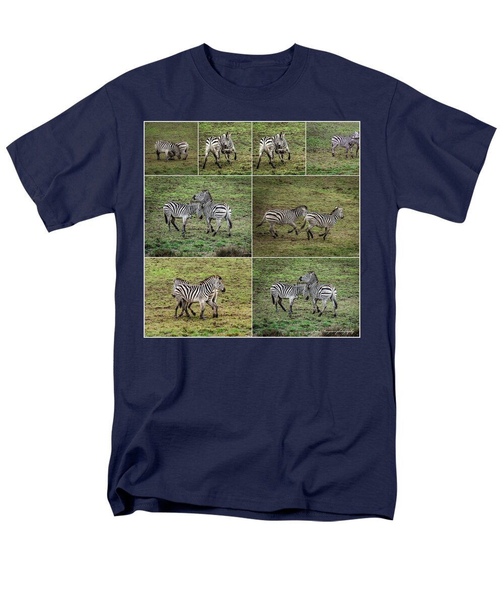Zebras in play - Men's T-Shirt  (Regular Fit)