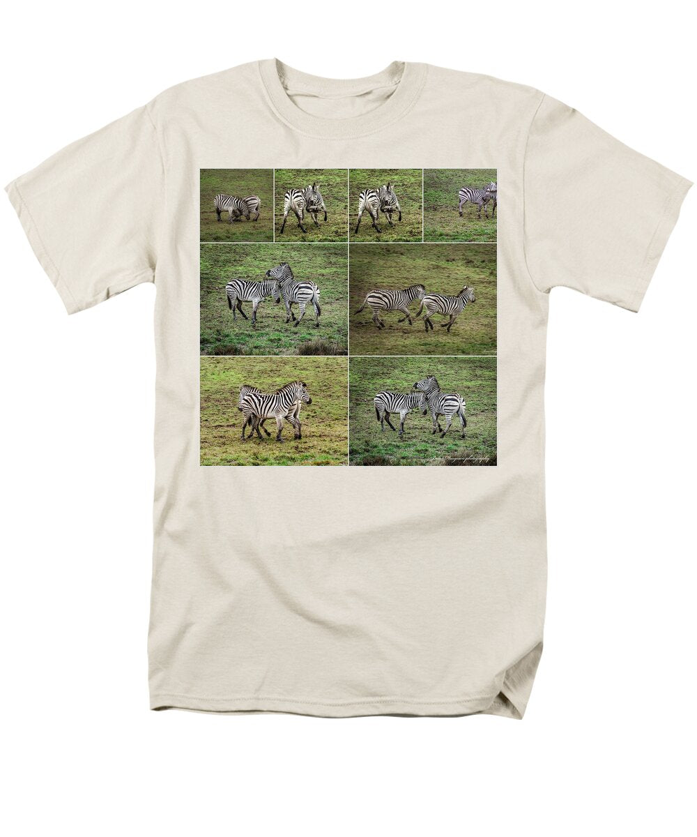Zebras in play - Men's T-Shirt  (Regular Fit)