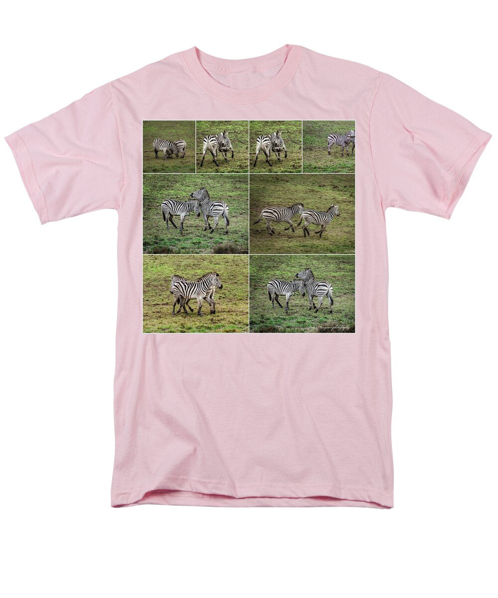 Zebras in play - Men's T-Shirt  (Regular Fit)